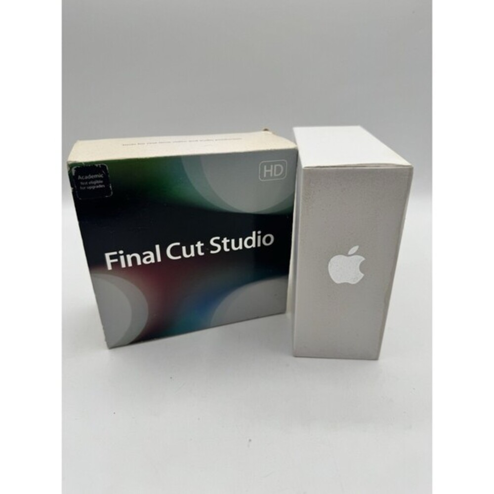 NEW Vintage Apple Final Cut Studio Academic Version 7 Disc Set Editing Software